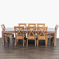 Bassett 9-Piece Wooden Extendable Dining Set  