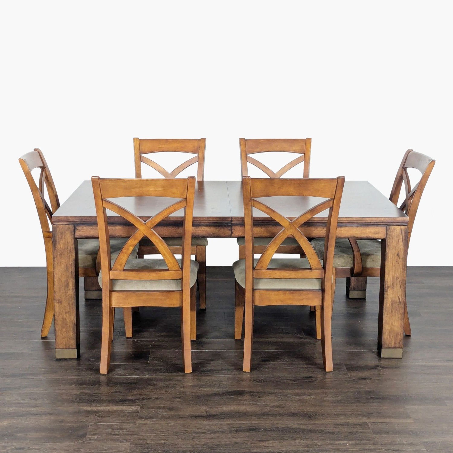 Bassett 9-Piece Wooden Extendable Dining Set   - image-2