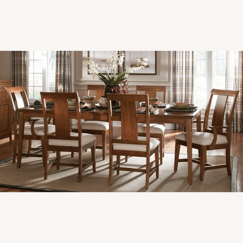 Used Kincaid Cherry Park Dining Set for sale on AptDeco