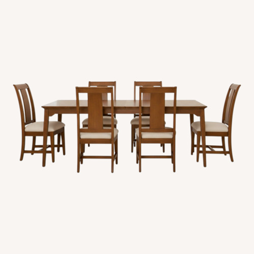 Used Kincaid Cherry Park Dining Set for sale on AptDeco