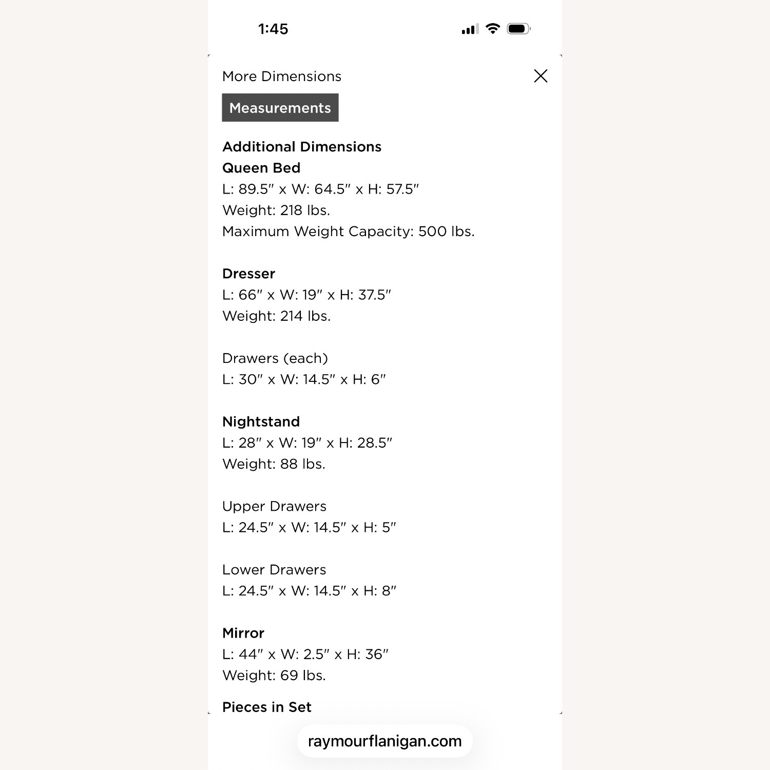 Raymour & Flanigan Santa Cruz Dark Brown Wood Dresser - image-3