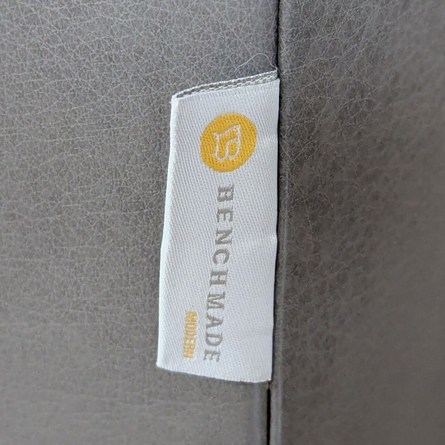 BenchMade Modern Skinny Fat Gray Leather Sectional - image-9