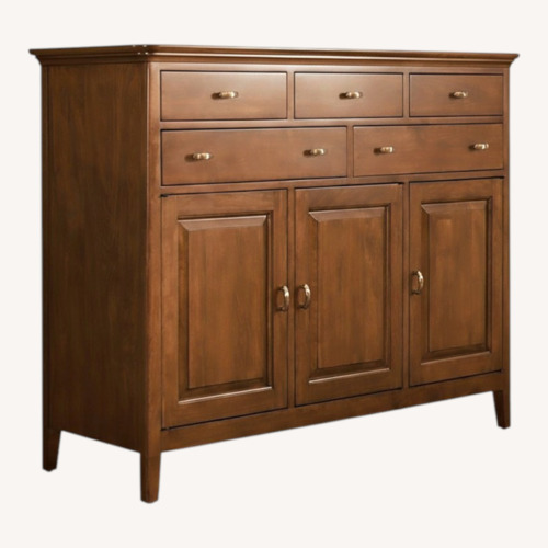 Used Kincaid Furniture Dark Brown Wood Sideboard for sale on AptDeco