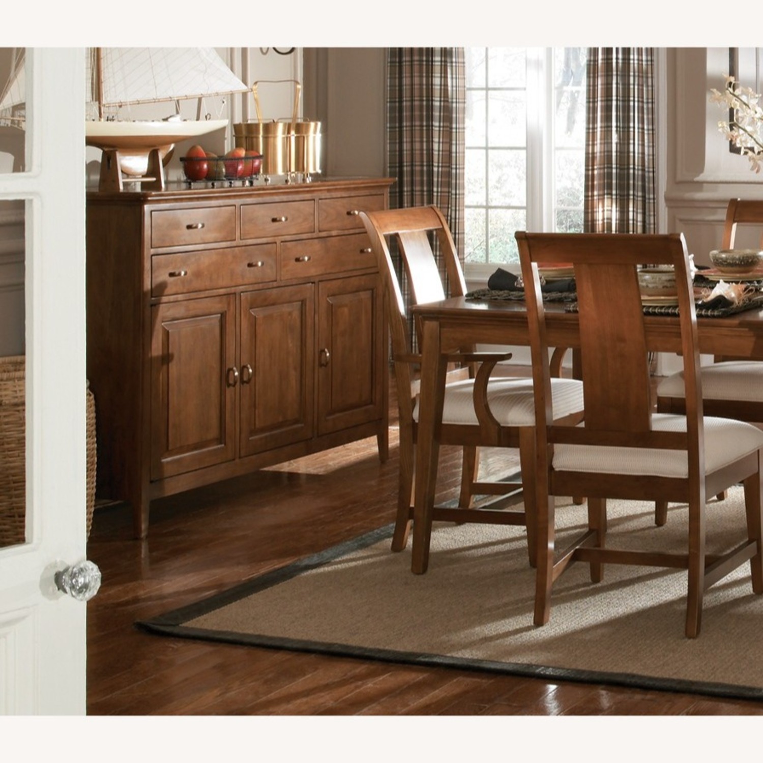 Kincaid Furniture Dark Brown Wood Sideboard - image-9