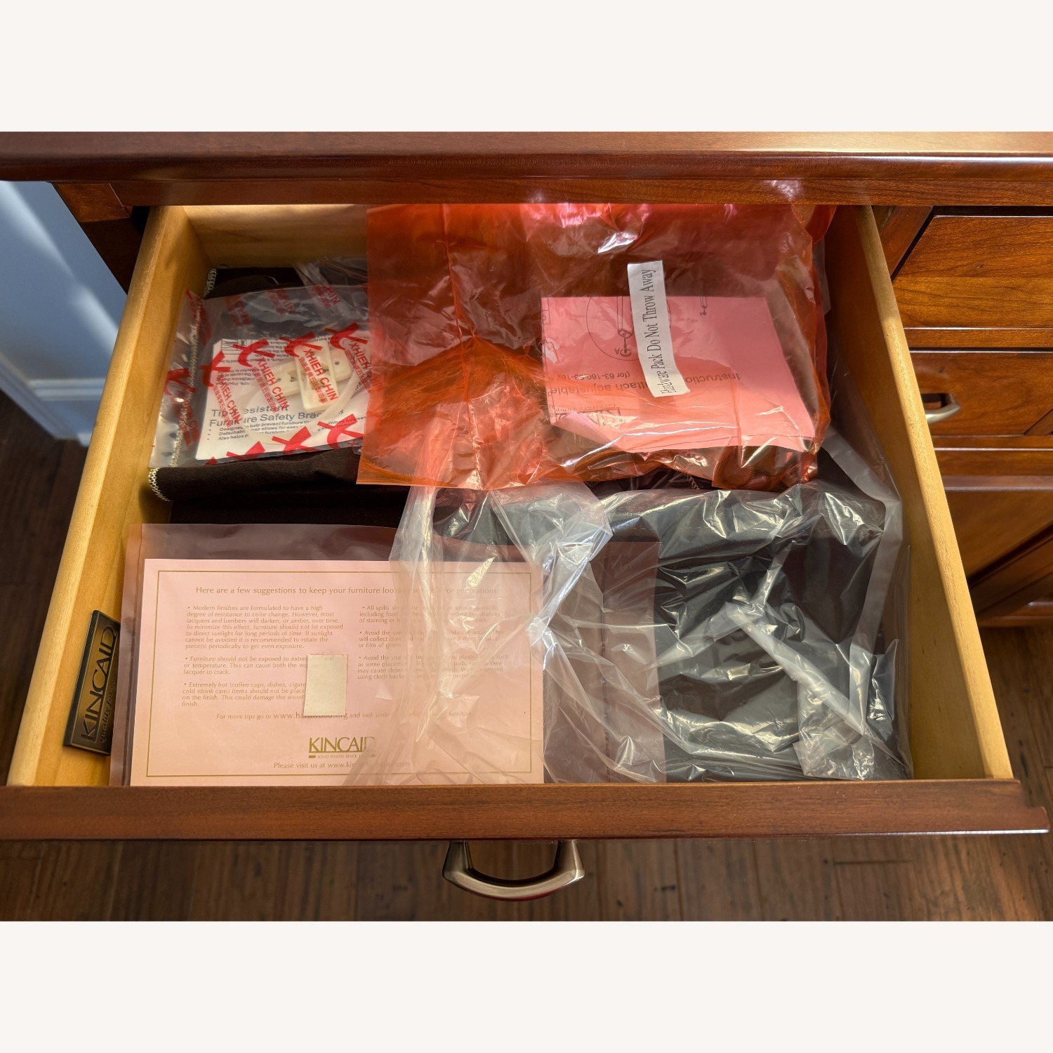 Kincaid Furniture Dark Brown Wood Sideboard - image-7