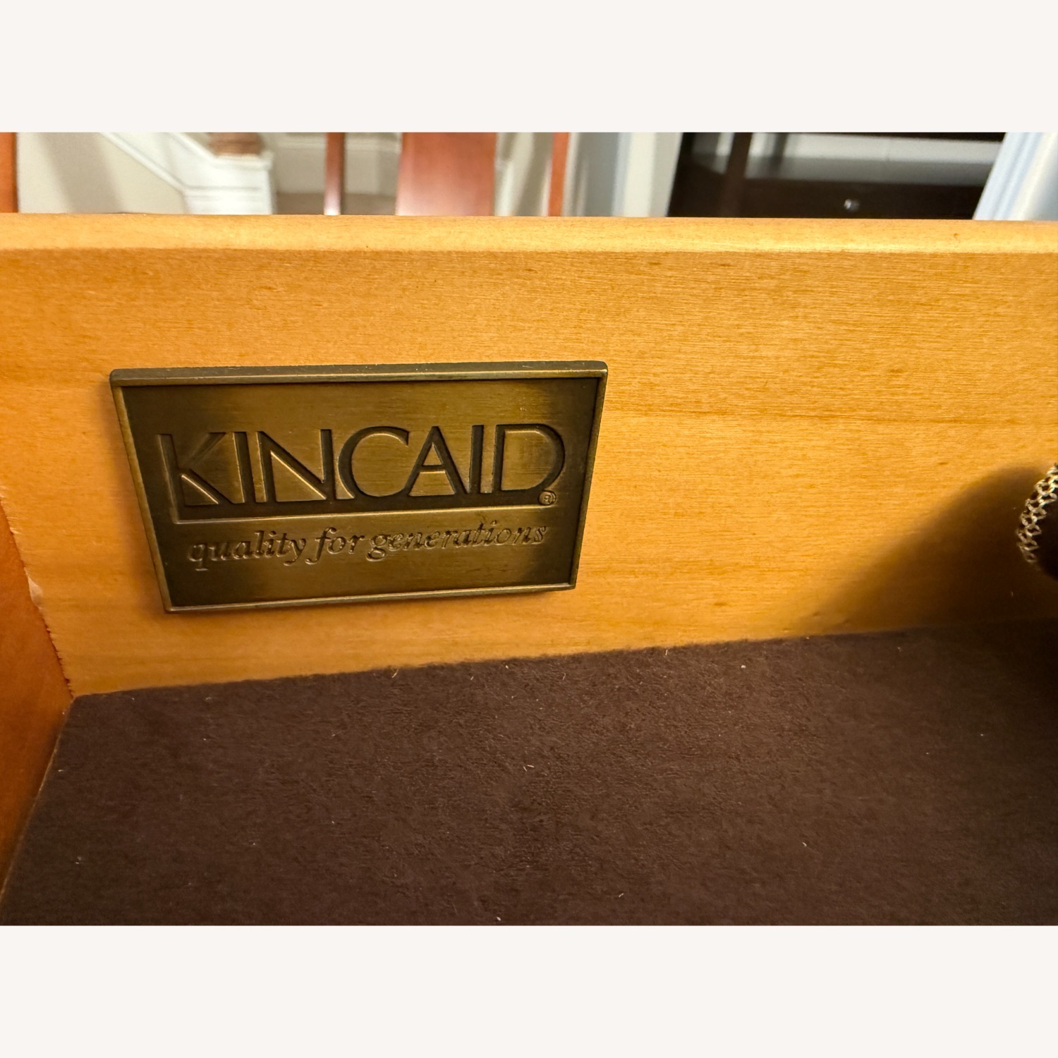 Kincaid Furniture Dark Brown Wood Sideboard - image-4