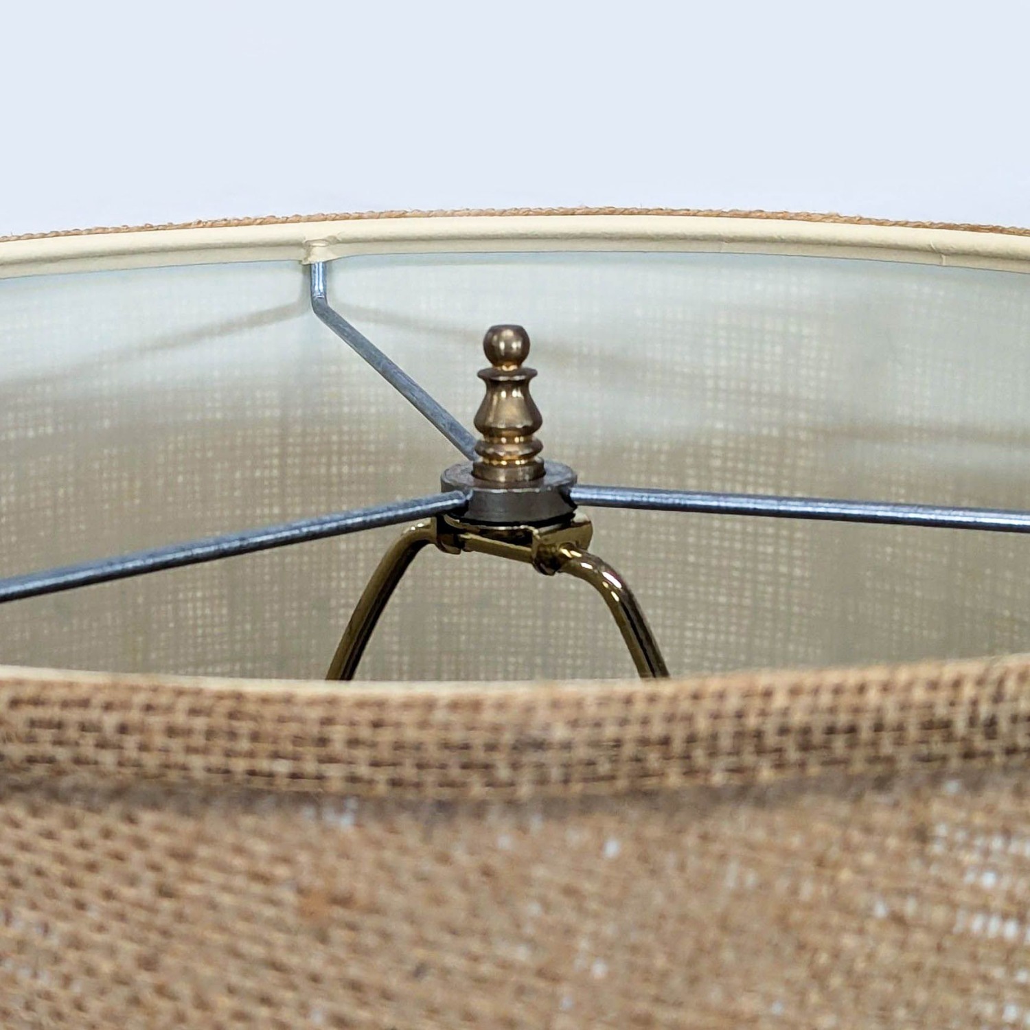 Modern Ceramic Table Lamp with Textured Brown - image-7