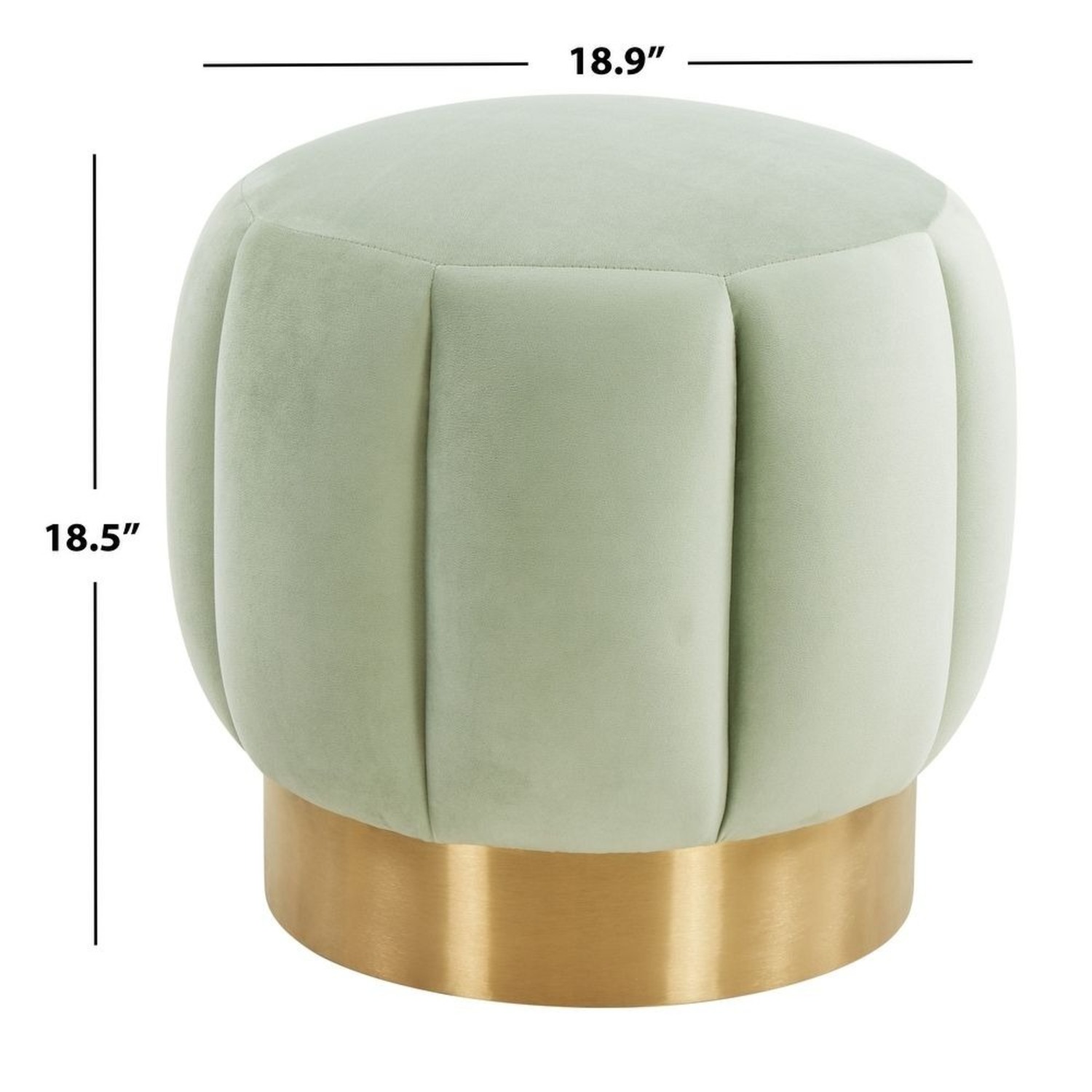 Safavieh Channel Tufted Ottoman - image-2