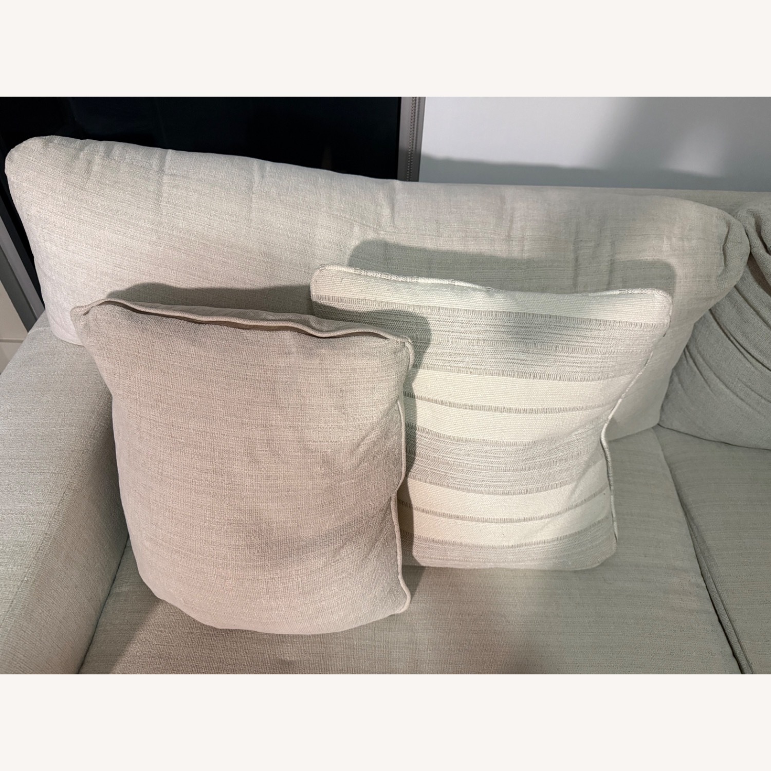 Ashley Furniture Maggie Natural Fabric 3+ Seater Sofa - image-5