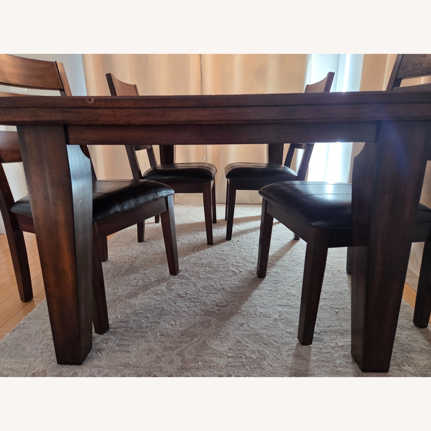 Ashley Furniture Dark Brown Wood Dining Sets - image-1