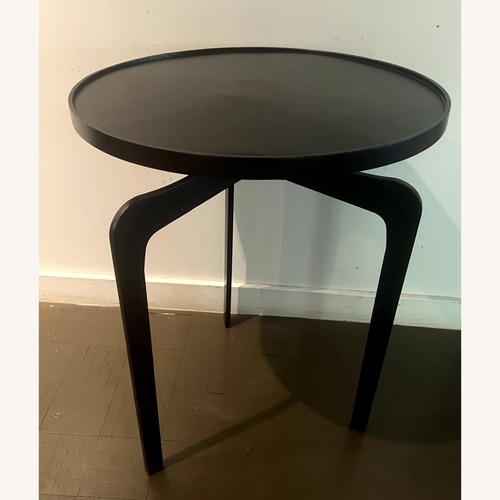 Used Modern Side Metal Table Jens Risom Style 3 Legs for sale on AptDeco