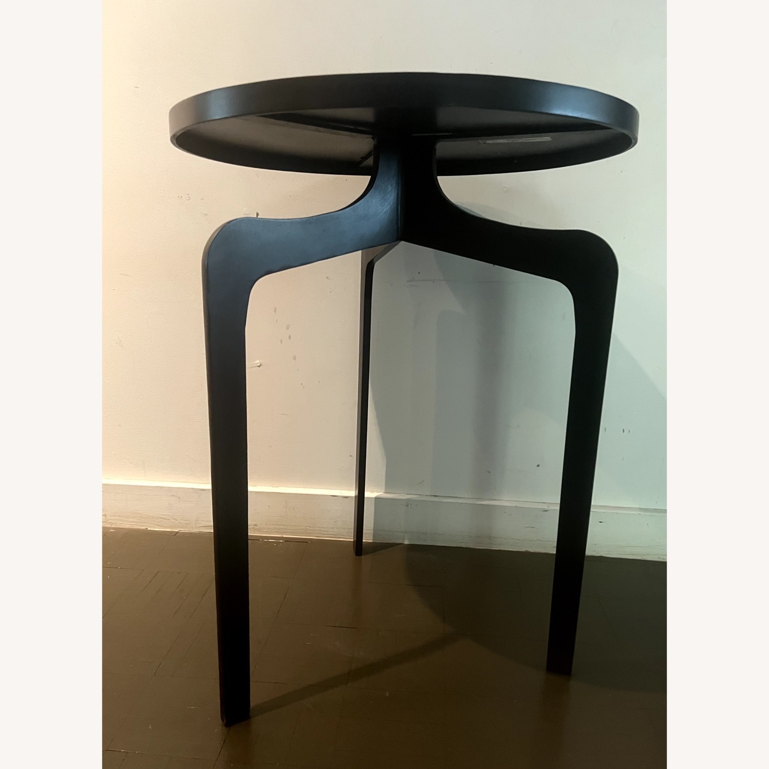 Modern Side Metal Table Jens Risom Style 3 Legs - image-2