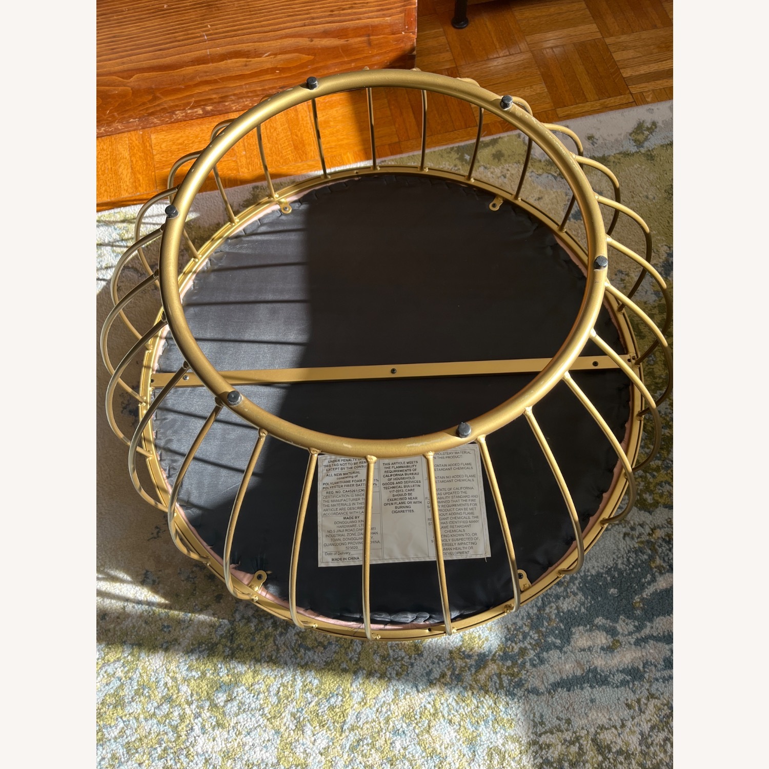 Talbotton Upholstered Ottoman - image-6