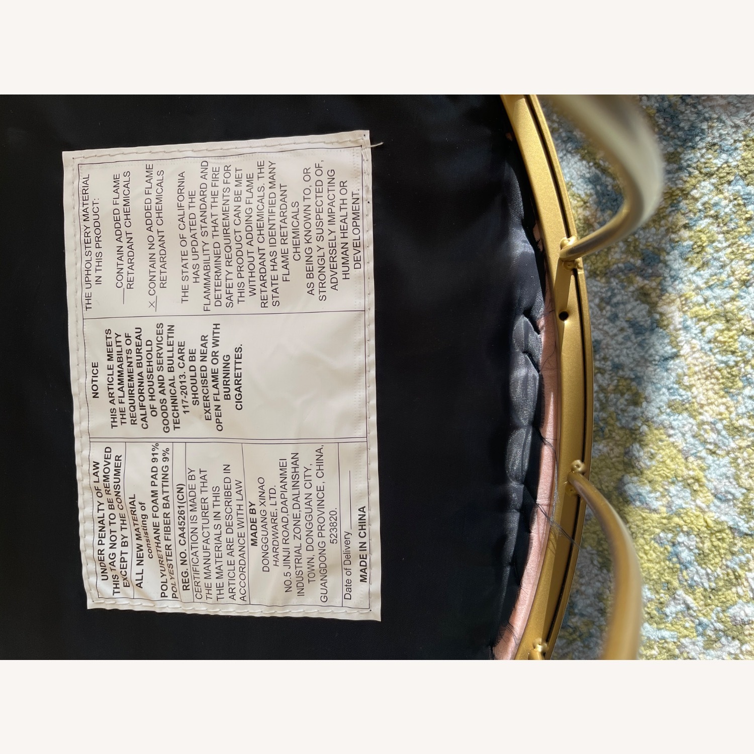 Talbotton Upholstered Ottoman - image-7