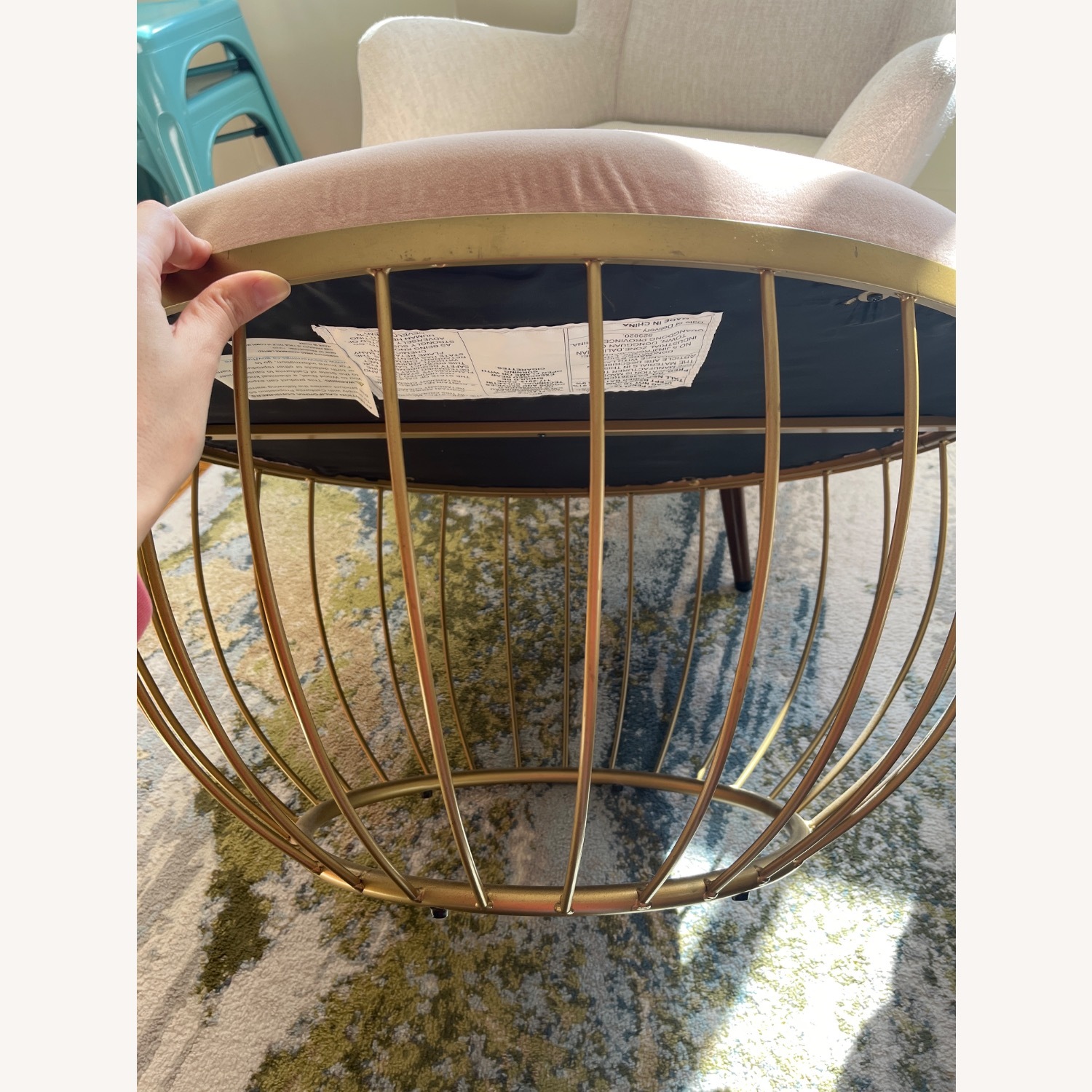 Talbotton Upholstered Ottoman - image-3