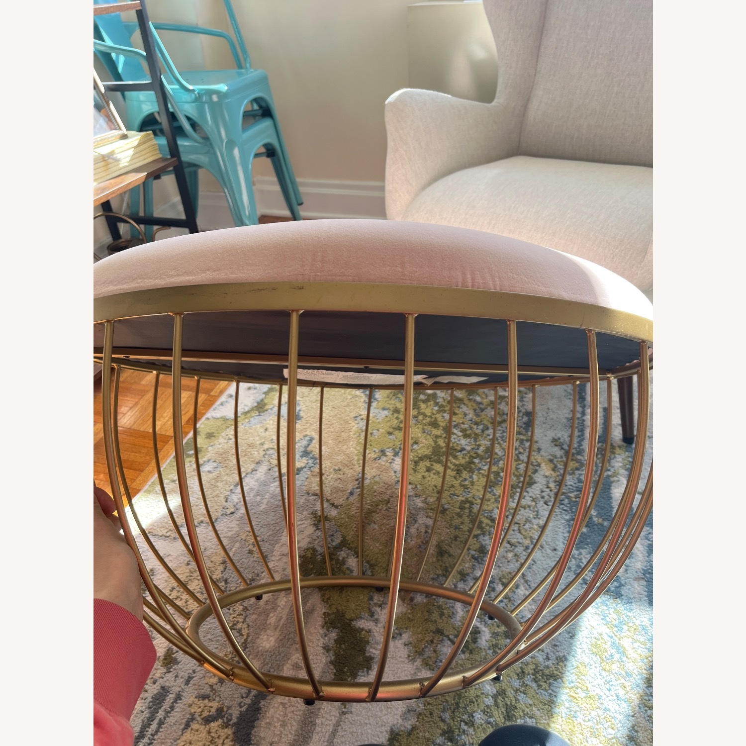 Talbotton Upholstered Ottoman - image-4