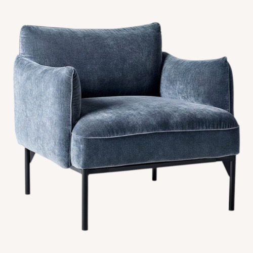 Used West Elm Penn Fabric Accent Chair for sale on AptDeco