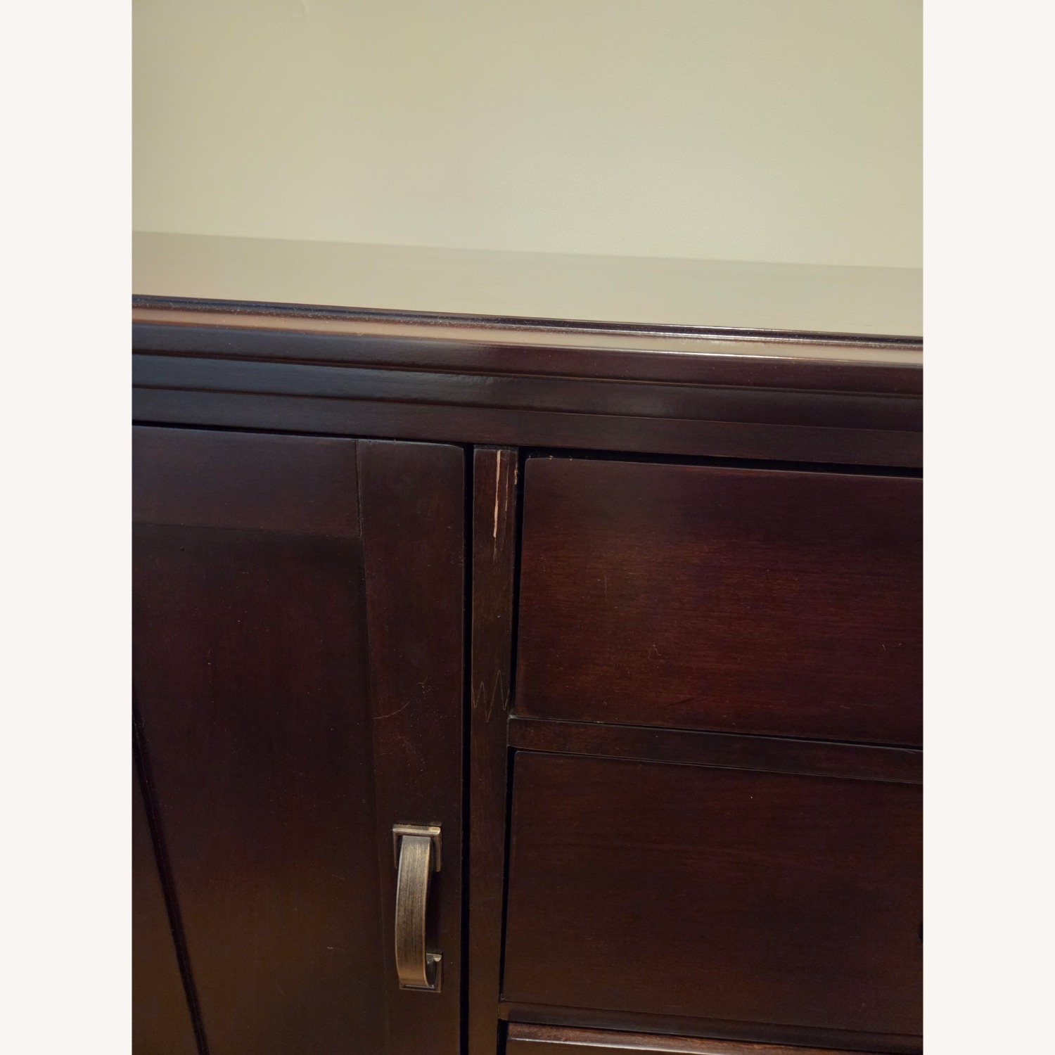 Ashley Furniture Dark Brown Wood Sideboard - image-4