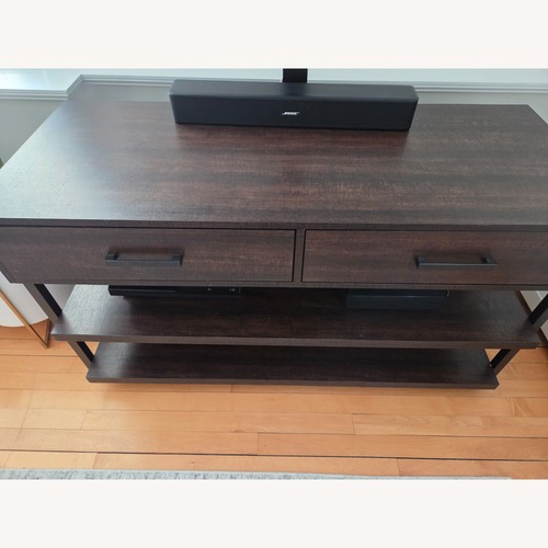 Used Target Dark Brown Wood Media Storage for sale on AptDeco