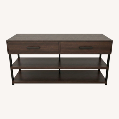Used Target Dark Brown Wood Media Storage for sale on AptDeco