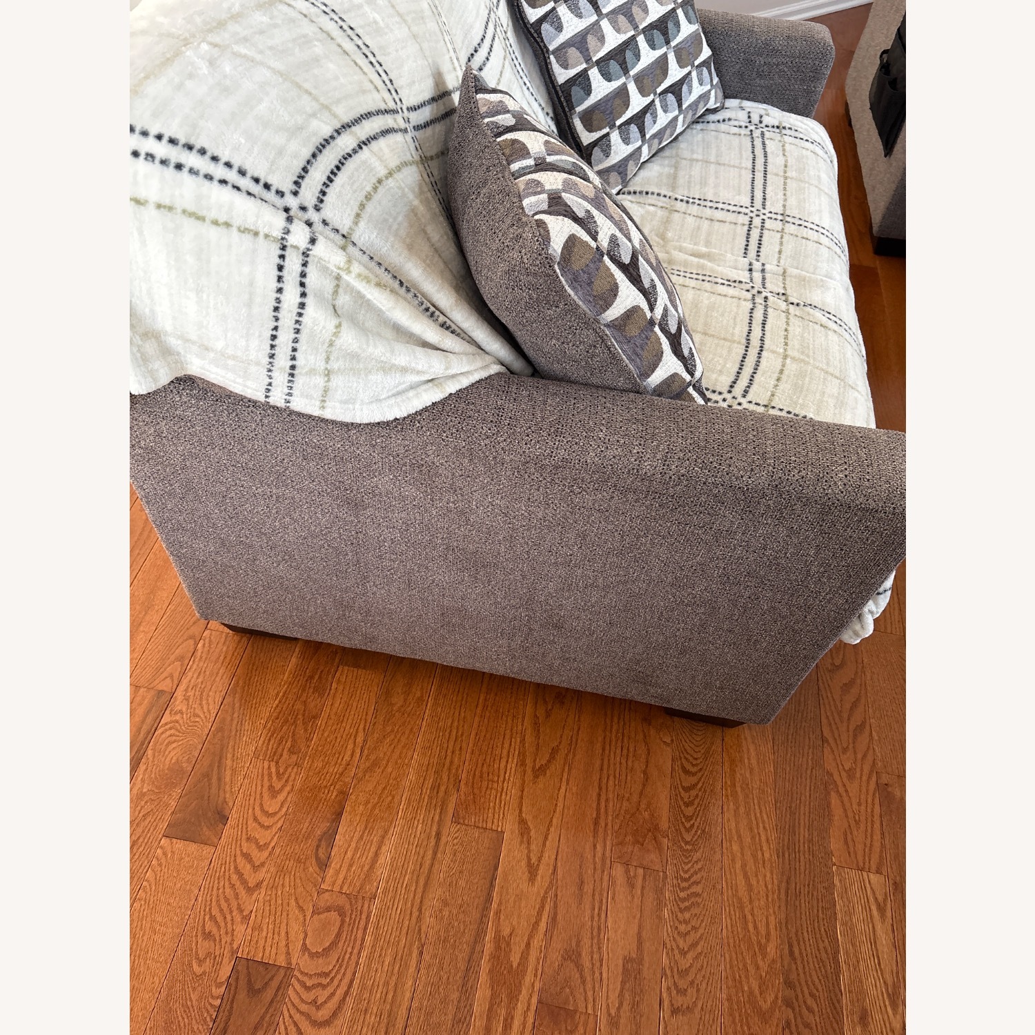 Raymour & Flanigan Light Brown 2 Seater Sofa - image-4