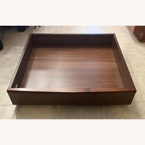 Used Article Lenia Dark Brown Wood Chest for sale on AptDeco