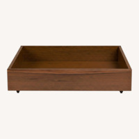Article Lenia Dark Brown Wood Chest