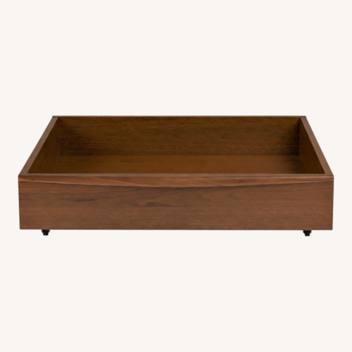 Used Article Lenia Dark Brown Wood Chest for sale on AptDeco