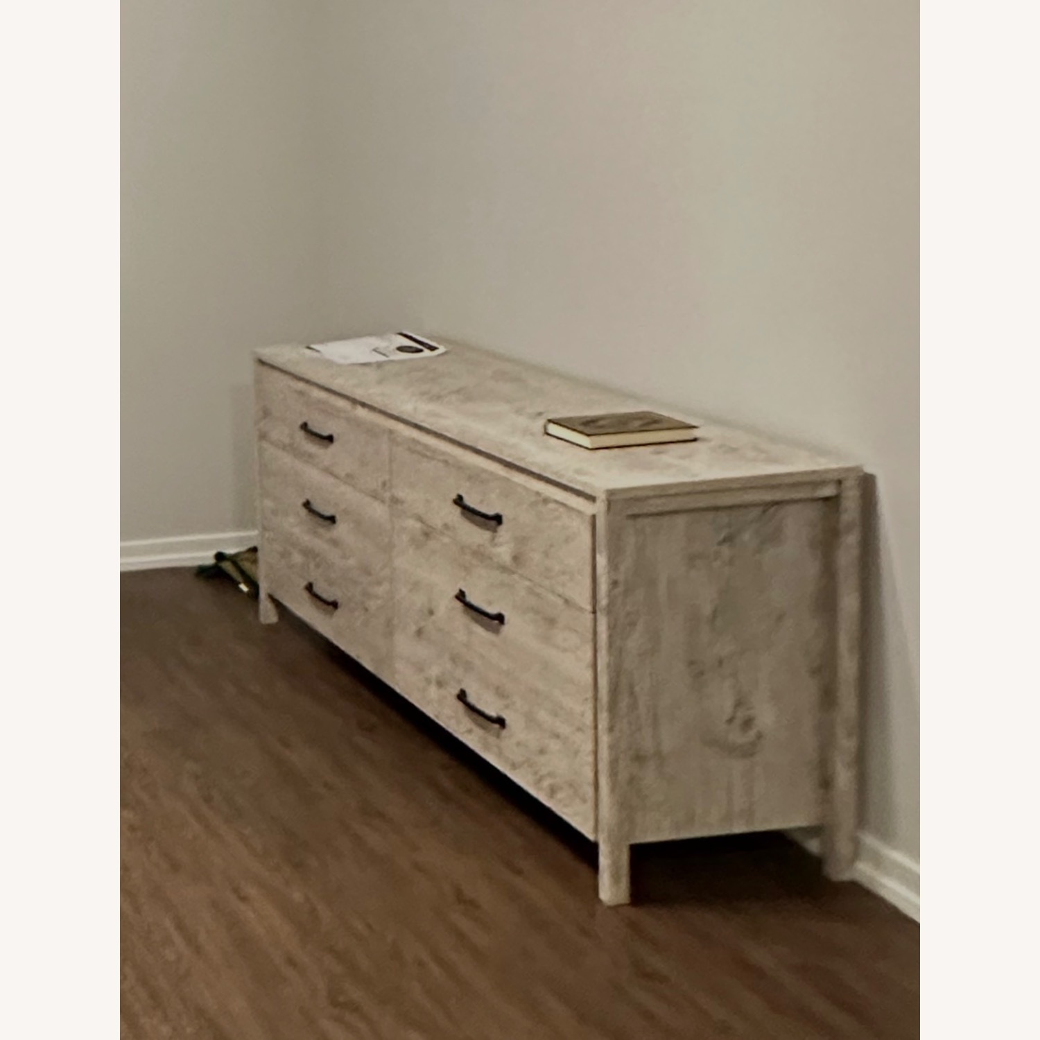 Wayfair Light Gray Wood Dresser - image-2
