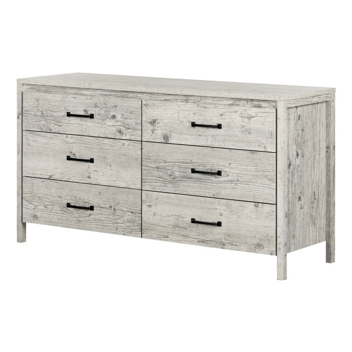 Wayfair Light Gray Wood Dresser - image-0