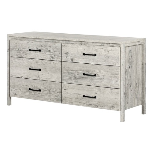 Used Wayfair Light Gray Wood Dresser for sale on AptDeco