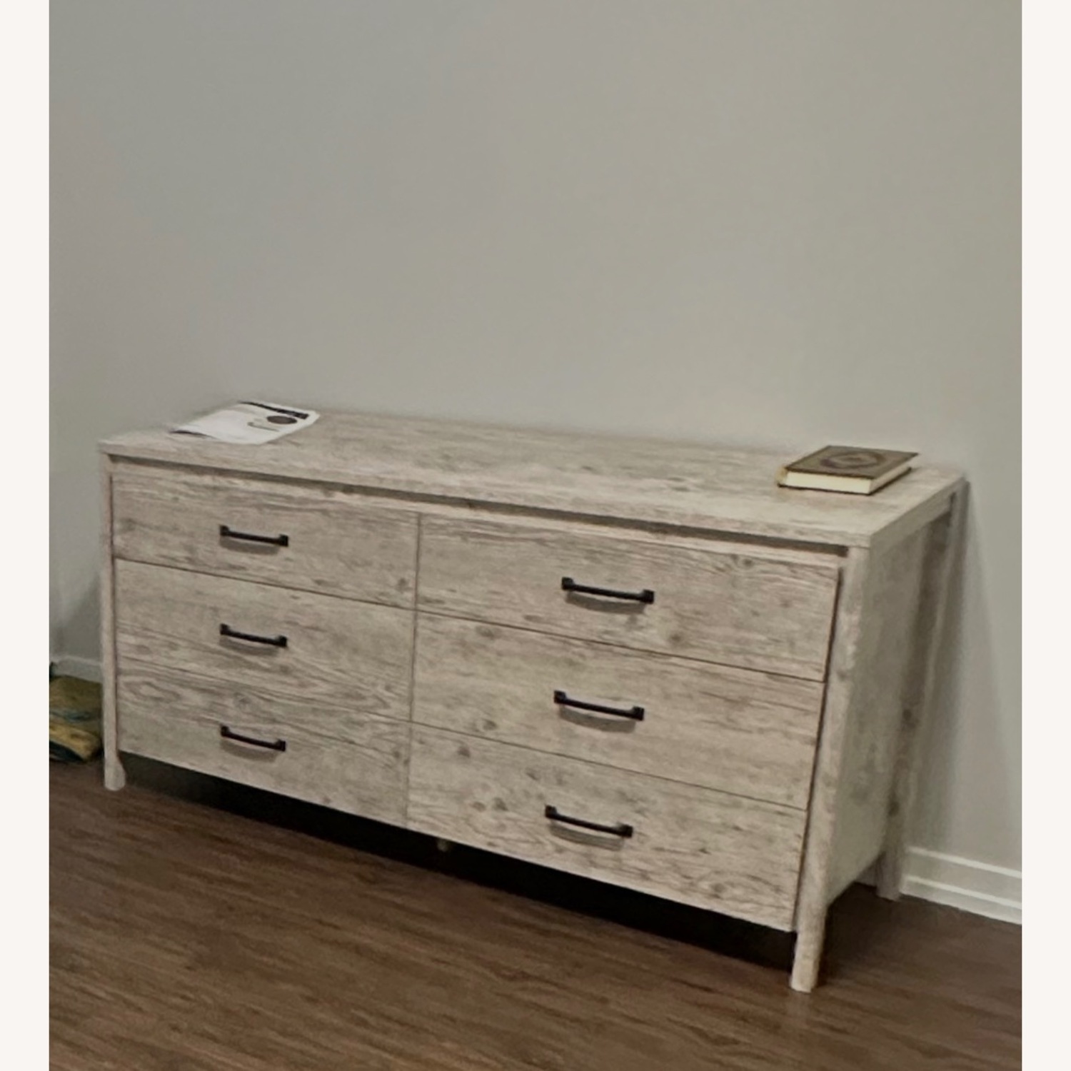 Wayfair Light Gray Wood Dresser - image-1