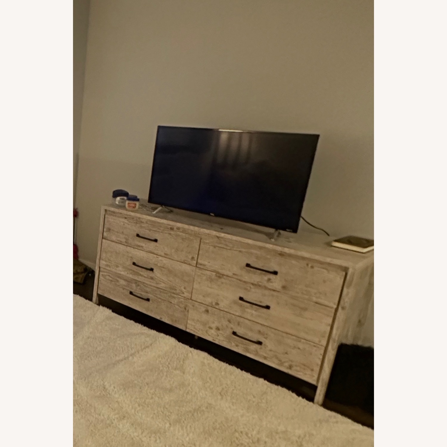 Wayfair Light Gray Wood Dresser - image-3
