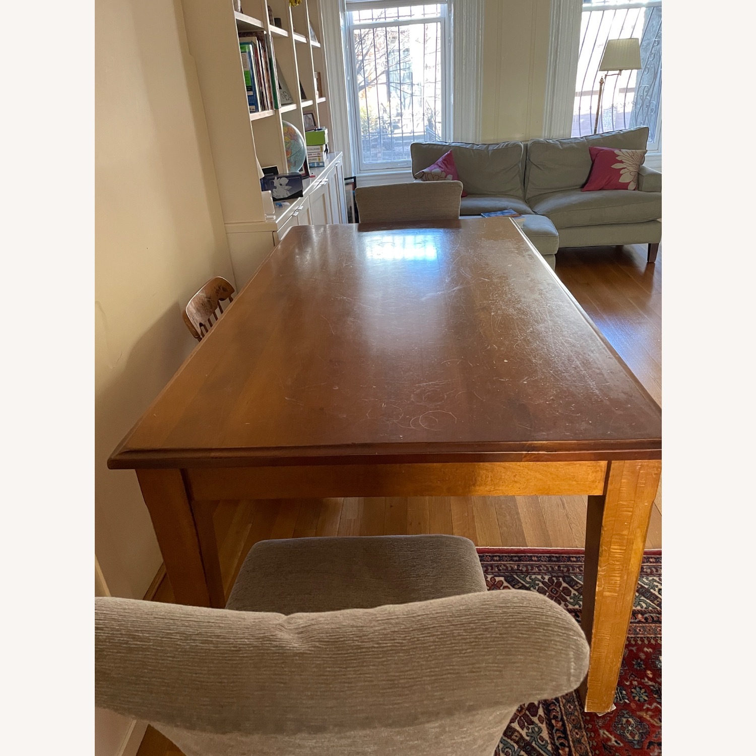 Pottery Barn Parker Honey Oak Dining Table - image-2