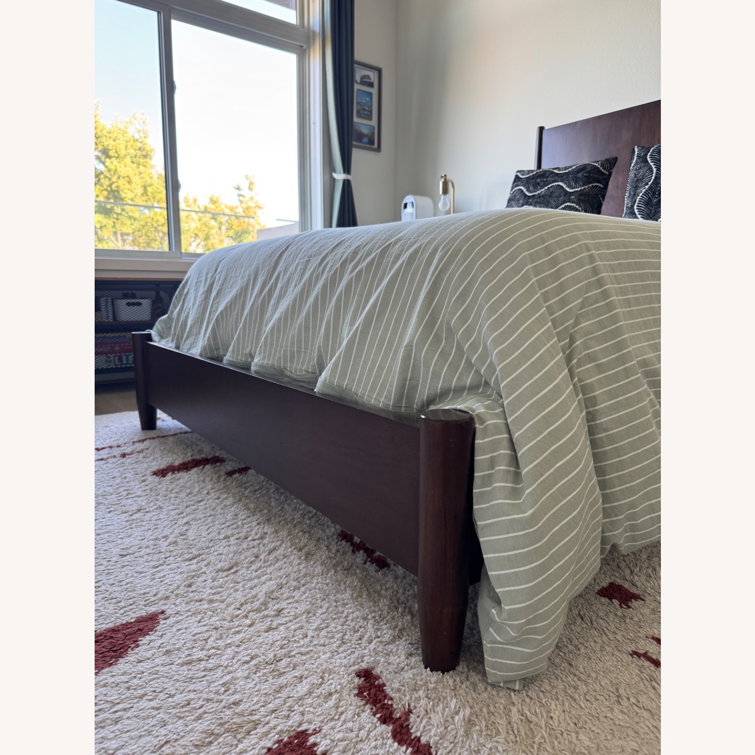 AllModern Williams Bed Dark Brown Wood Full Bed - image-6