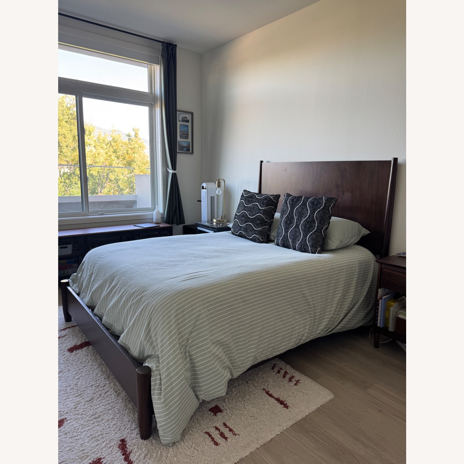 AllModern Williams Bed Dark Brown Wood Full Bed - image-5