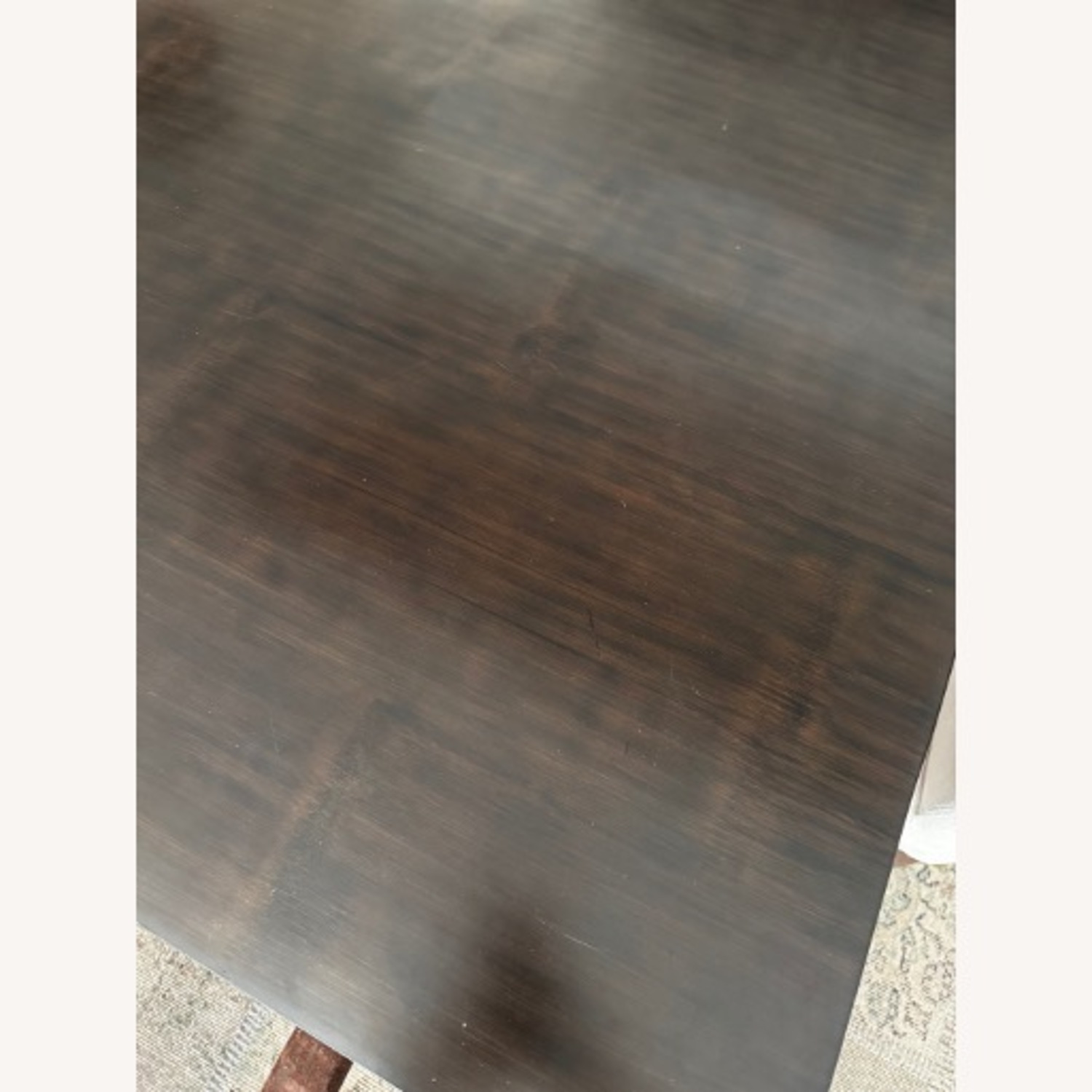 Restoration Hardware Dark Brown Wood Dining Table - image-4