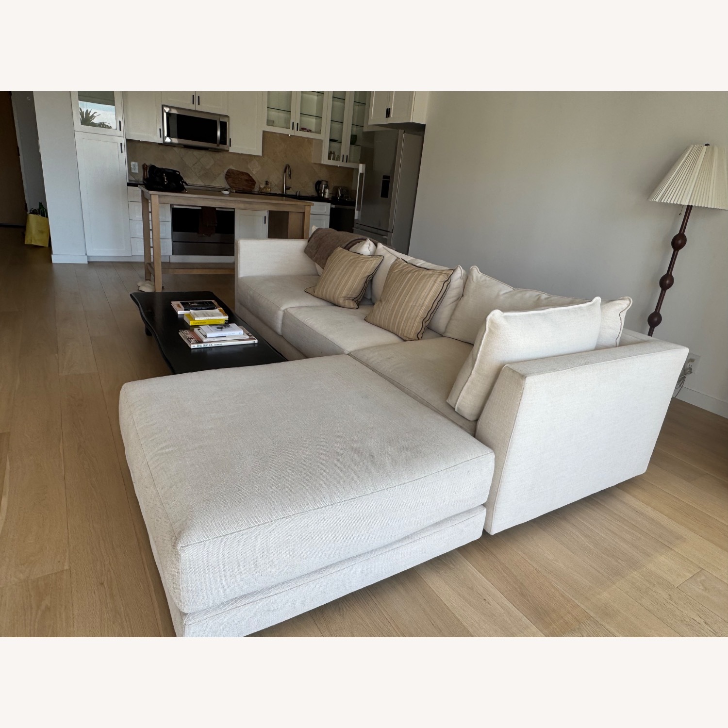 West Elm Melbourne Natural 3+ Piece Sectional - image-2