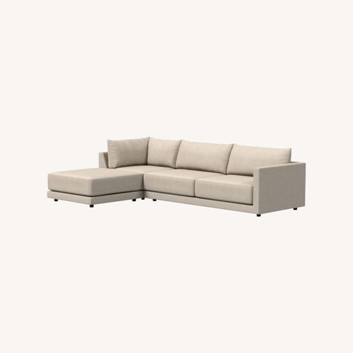 Used West Elm Melbourne Natural 3+ Piece Sectional for sale on AptDeco