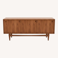 Light Brown Wood Sideboard