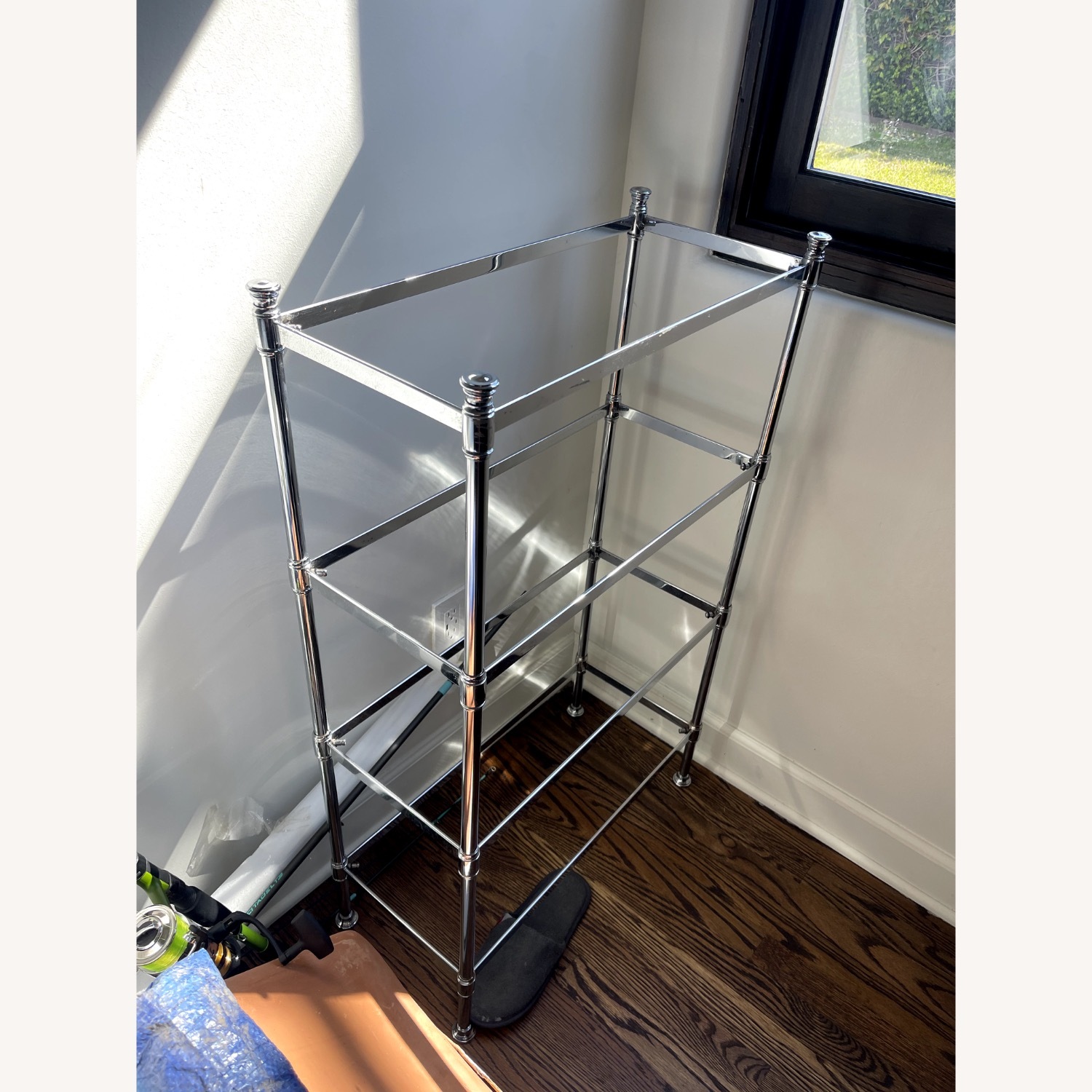 Restoration Hardware Newbury Silver Metal Sideboard - image-2