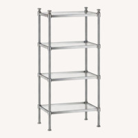 Restoration Hardware Newbury Silver Metal Sideboard