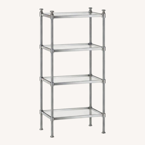 Used Restoration Hardware Newbury Silver Metal Sideboard for sale on AptDeco