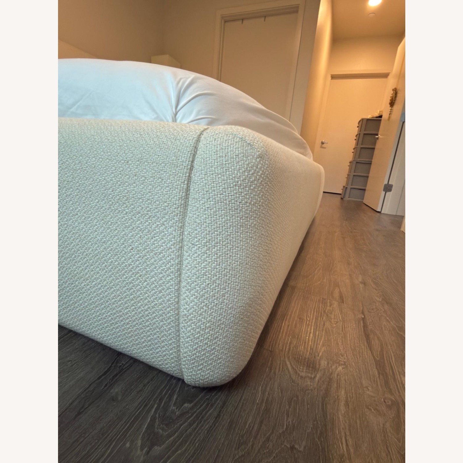 Crate & Barrel Anneli Upholstered King Bed - image-14