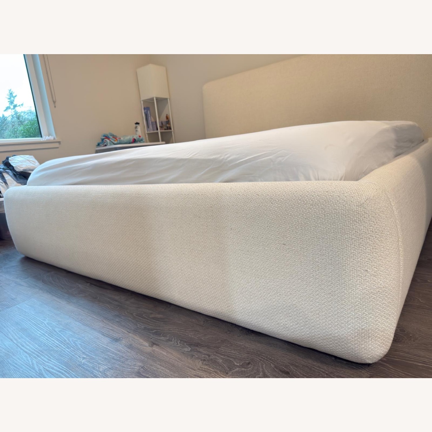 Crate & Barrel Anneli Upholstered King Bed - image-11