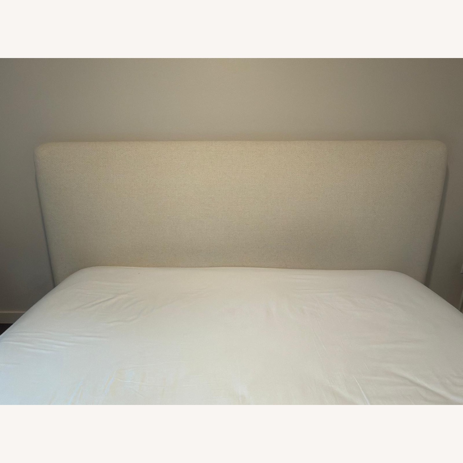 Crate & Barrel Anneli Upholstered King Bed - image-5