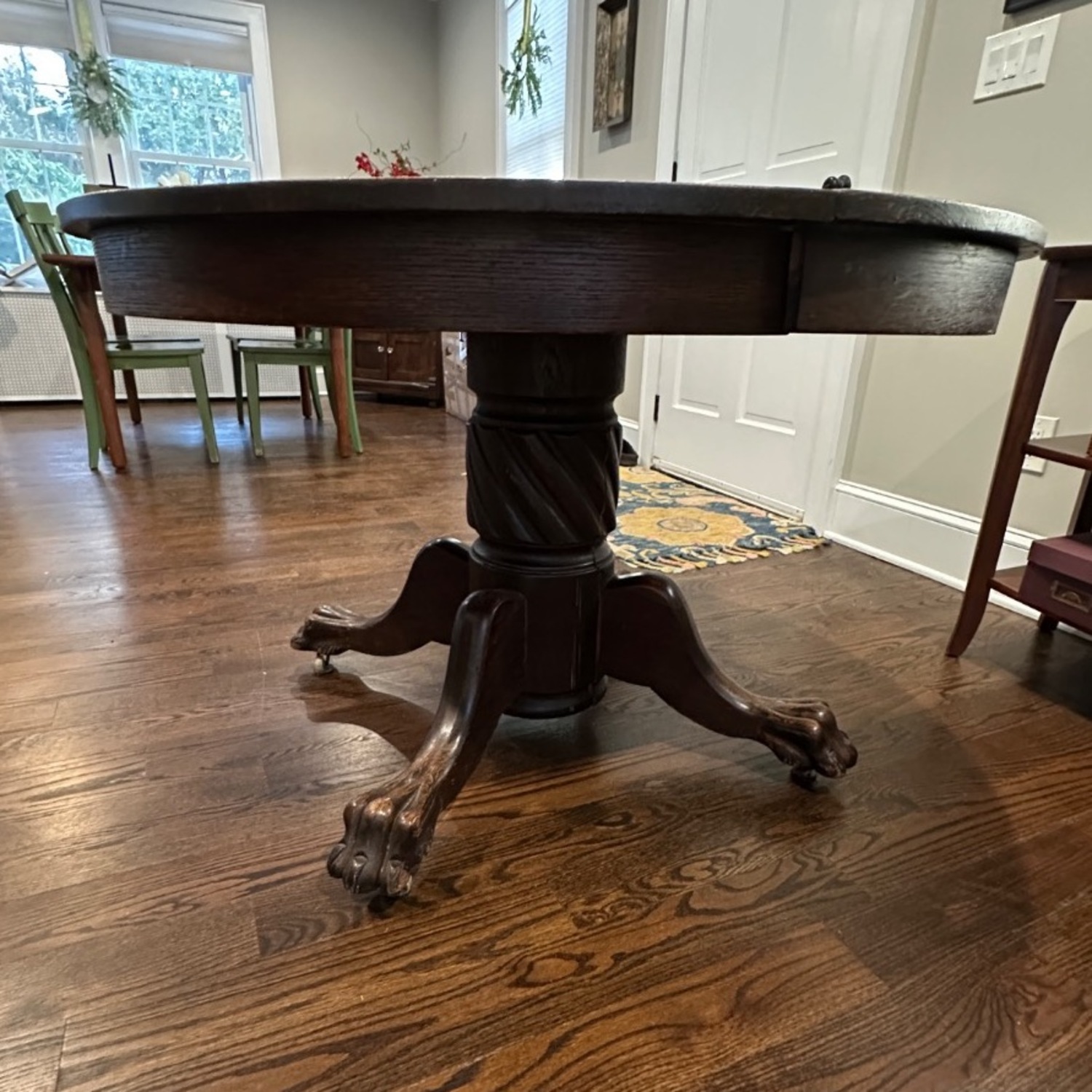 19th-Century Pedestal Dining Table - image-1