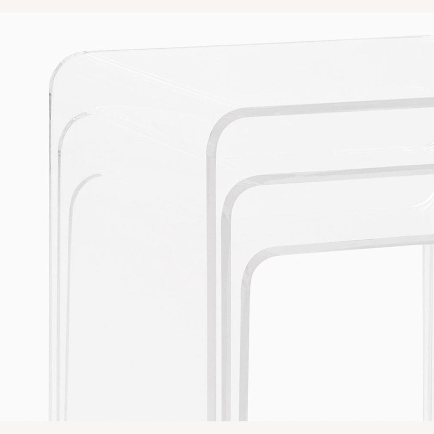 West Elm Acrylic Nesting Tables - image-3