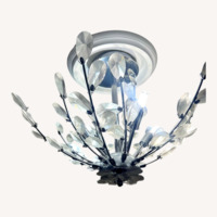 Waterford Crystal Silver Plastic Ceiling Lamp