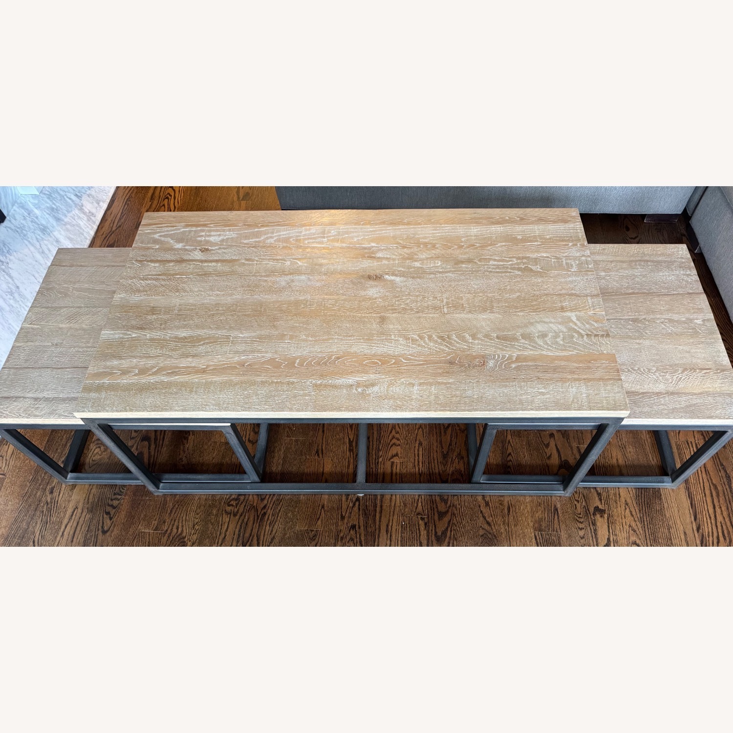 Arhaus Palmer Oak Nesting Coffee Table - image-5